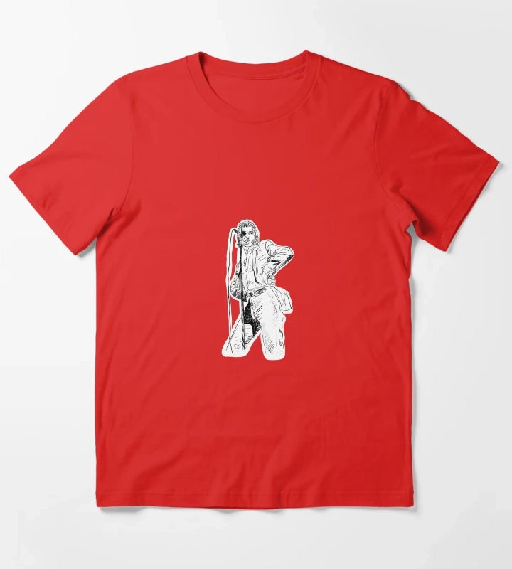 Copy of Alex Turner drawing T-Shirt Red