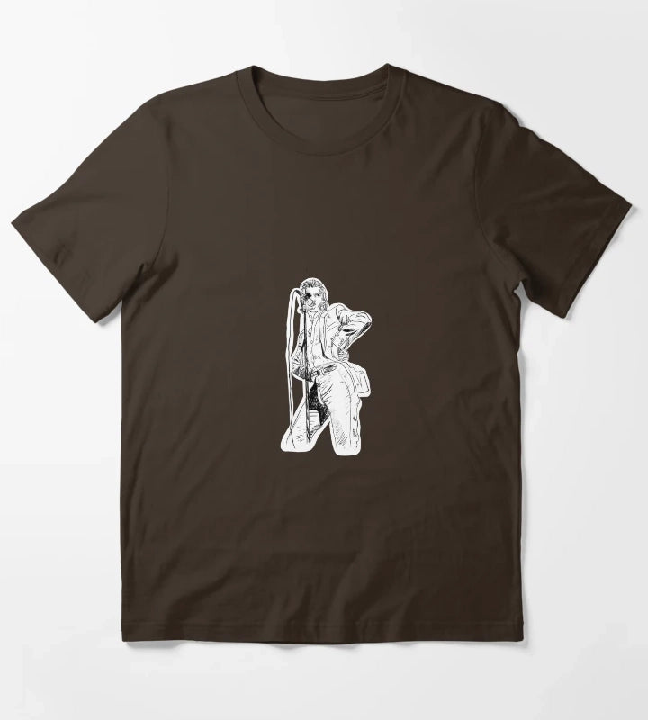 Copy of Alex Turner drawing T-Shirt Brown