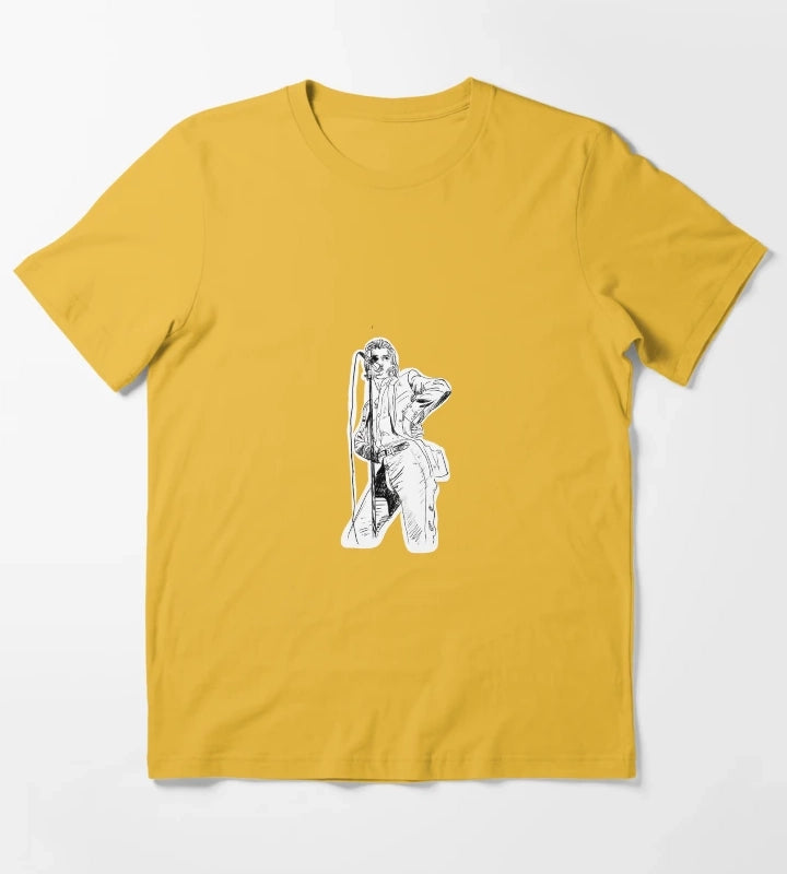 Copy of Alex Turner drawing T-Shirt Yellow