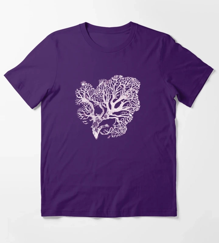 Coral Reef Coastal Cowgirl Pink T-Shirt Purple