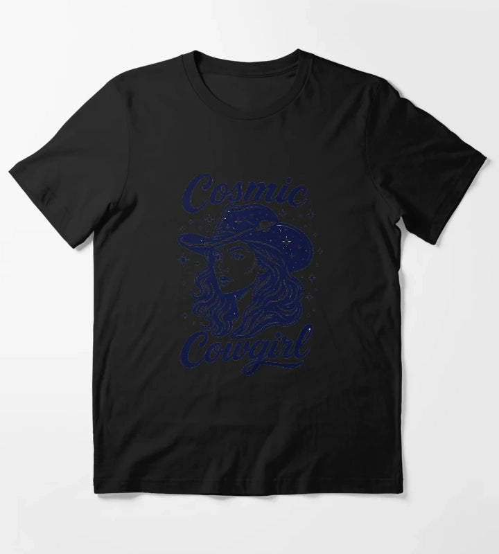 Cosmic Cowgirl Shirt Retro Western Space Cowgirl Tee for Women T-Shirt