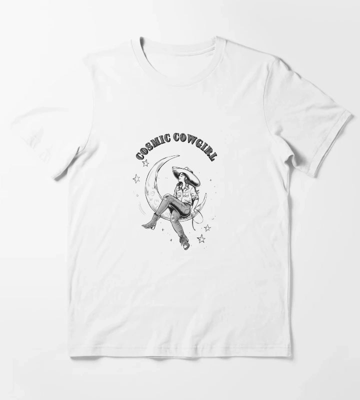 Cosmic Cowgirl T-Shirt White