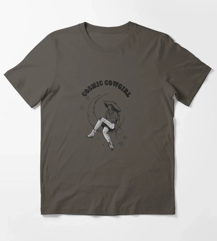 Cosmic Cowgirl T-Shirt Dark Grey