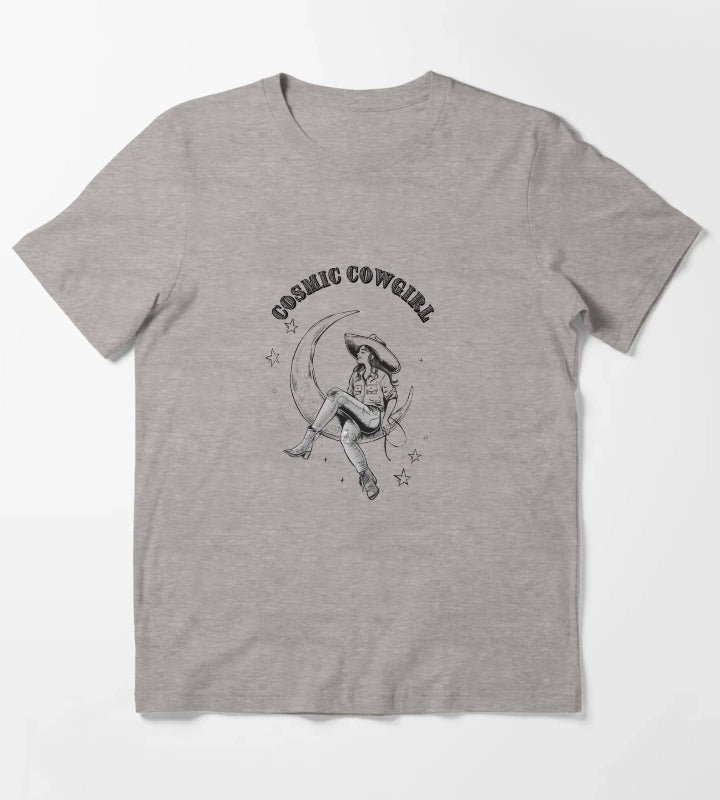 Cosmic Cowgirl T-Shirt Heather Grey