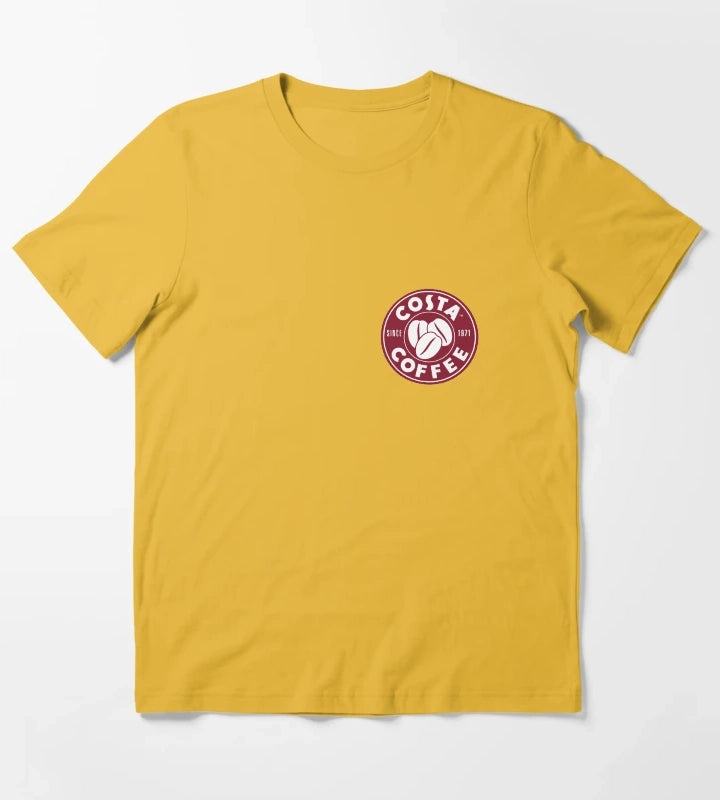 Costa Coffee T-Shirt Yellow