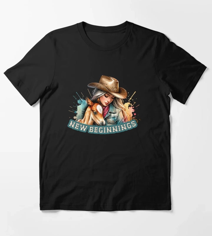 Country Cowgirl Hustle Spirit Apparel Mugs Stickers More T-Shirt