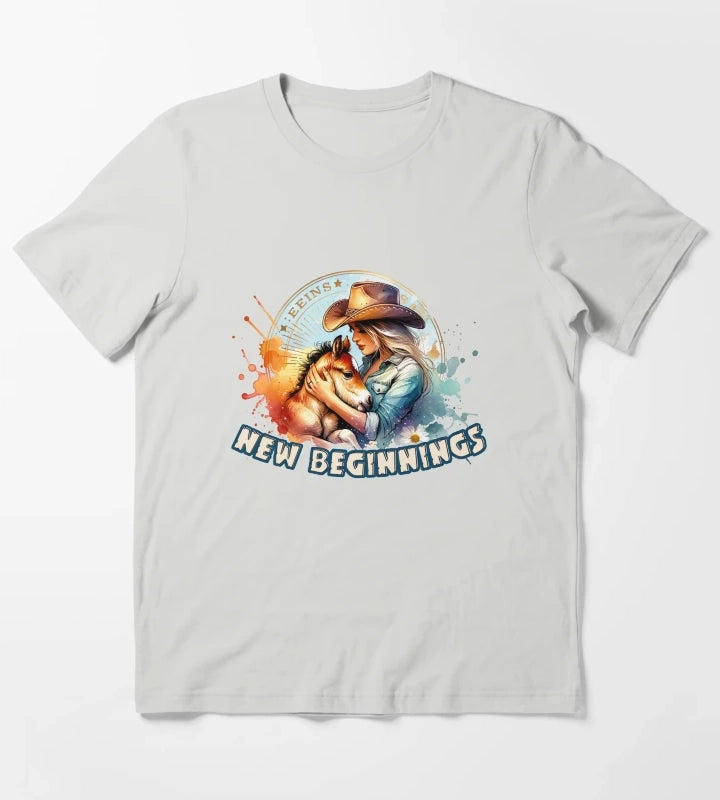 Country Cowgirl Hustle Spirit Tshirts Mugs Stickers More T-Shirt Light Grey