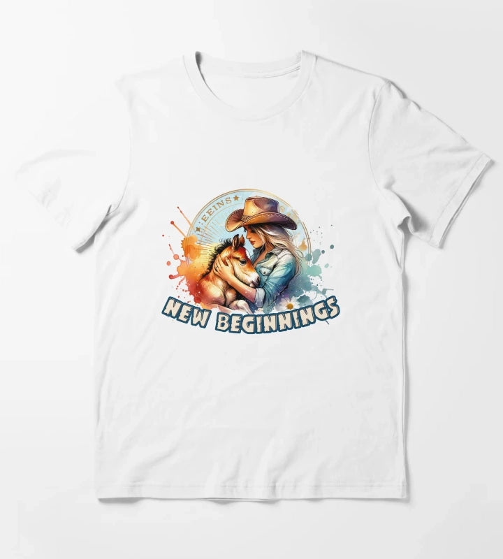 Country Cowgirl Hustle Spirit Tshirts Mugs Stickers More T-Shirt White