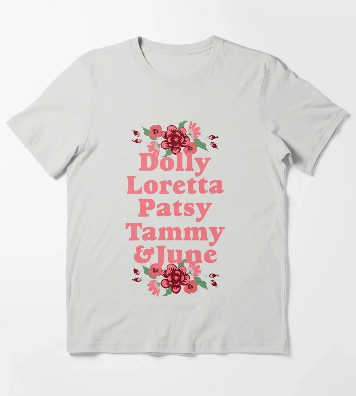 Country Divas T-Shirt Light Grey