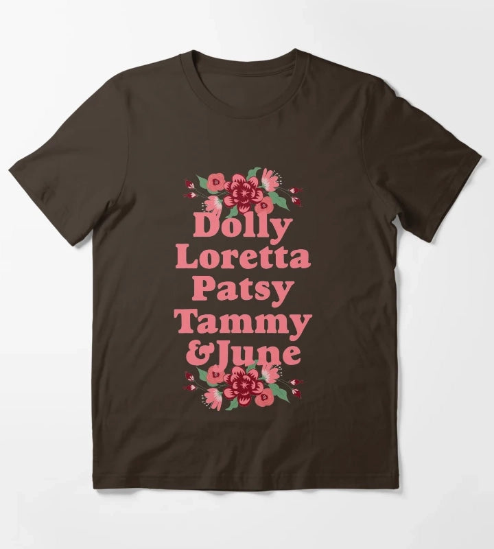 Country Divas T-Shirt Brown