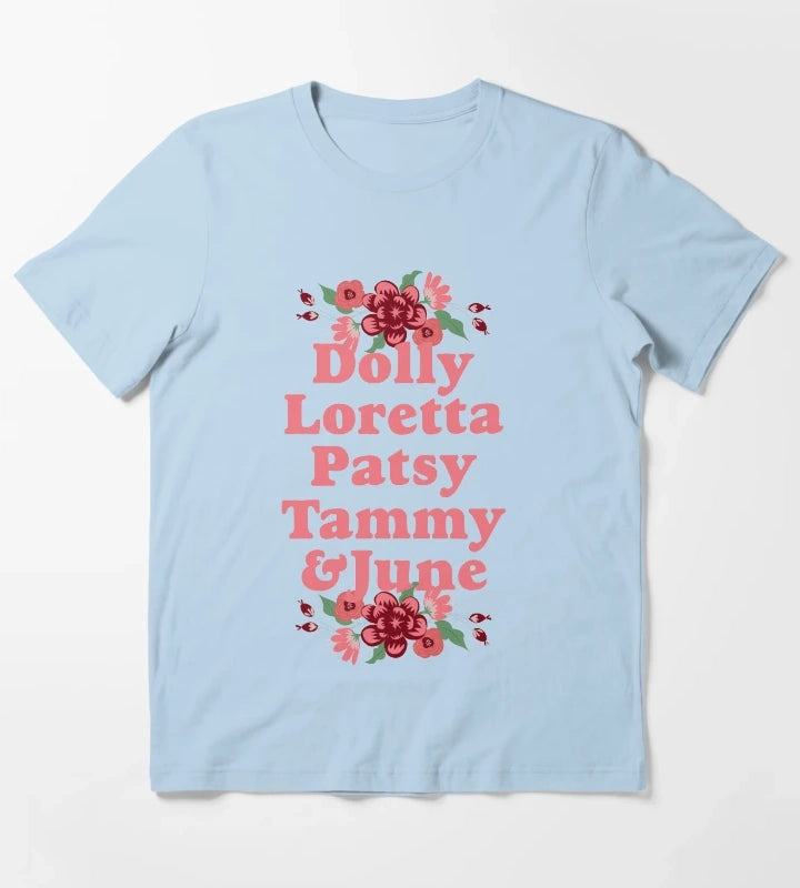 Country Divas T-Shirt Sky Blue