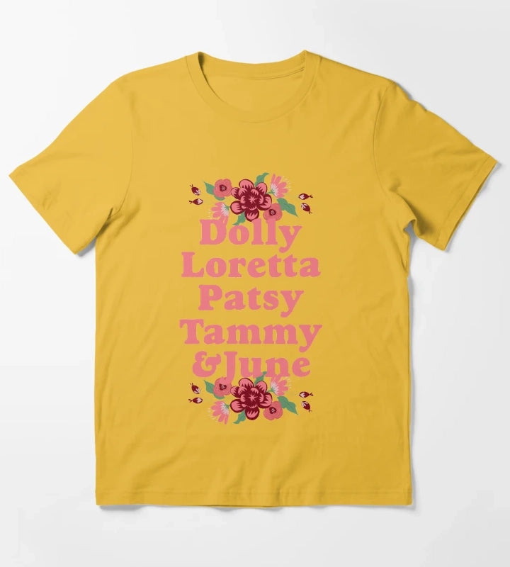 Country Divas T-Shirt Yellow
