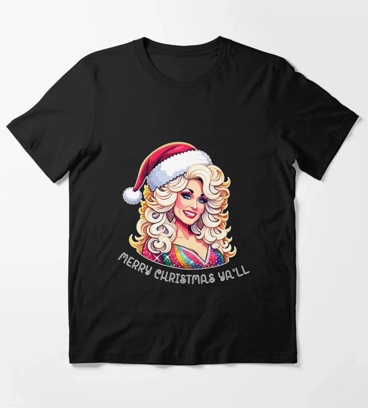 Country Music Merry Christmas Cowgirl Gift T-Shirt