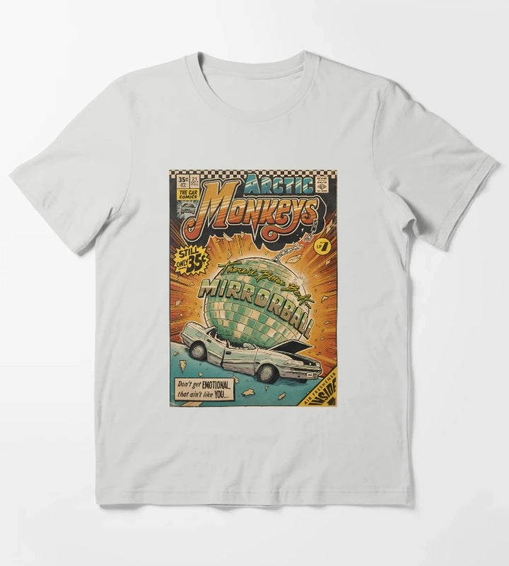 Cover Comic Thered Better Be A Mirrorball T-Shirt Light Grey