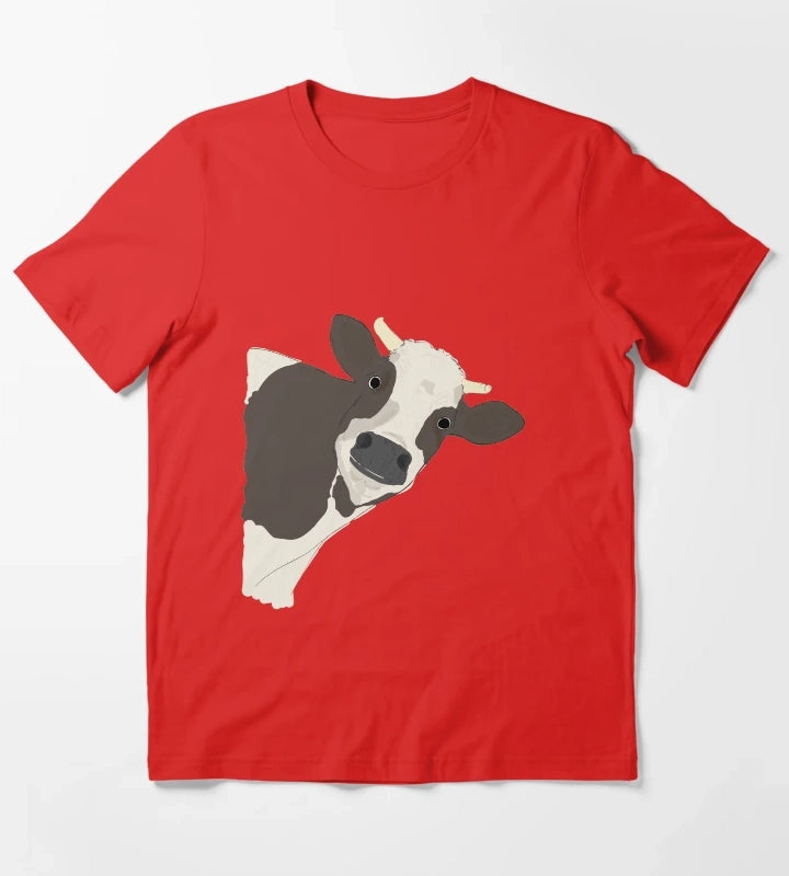 Cow T-Shirt Red
