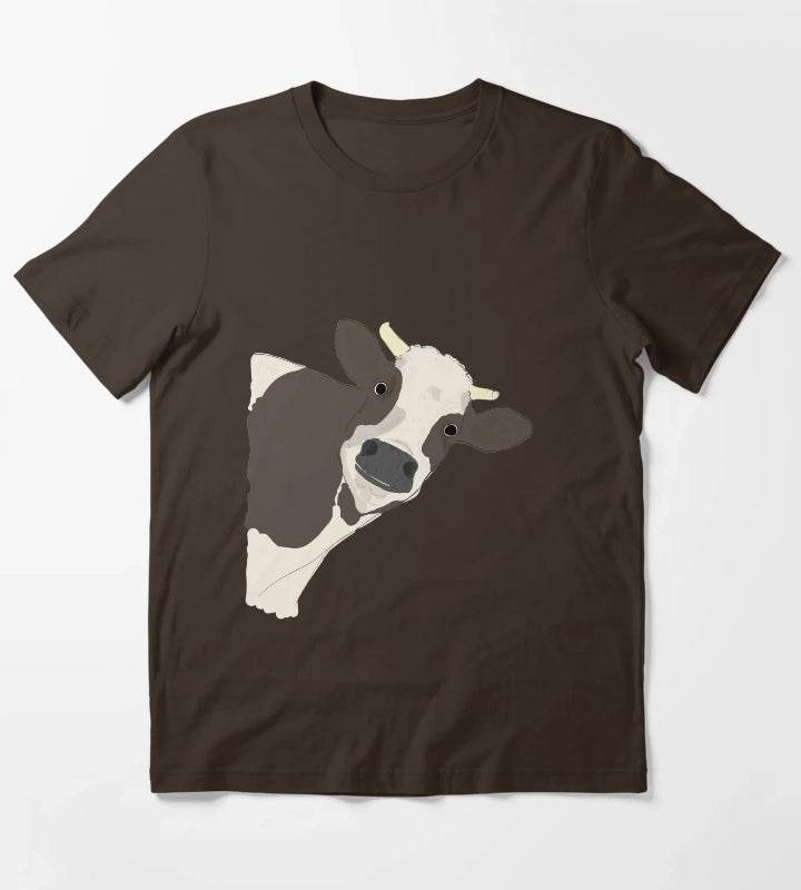 Cow T-Shirt Brown