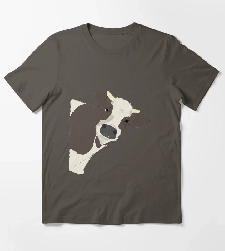 Cow T-Shirt Dark Grey