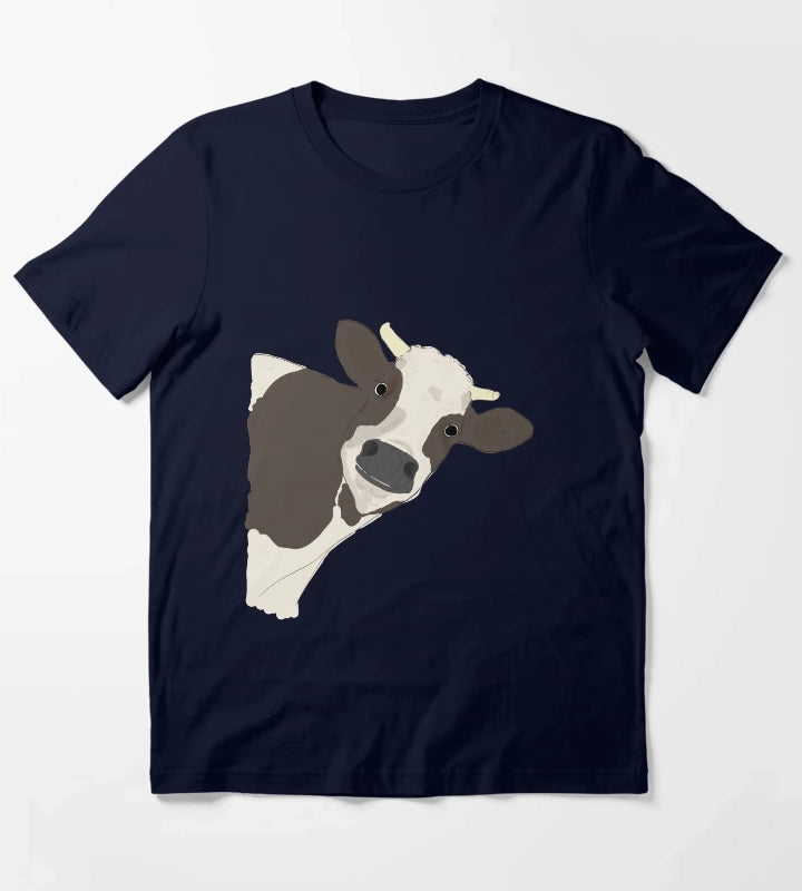 Cow T-Shirt Navy