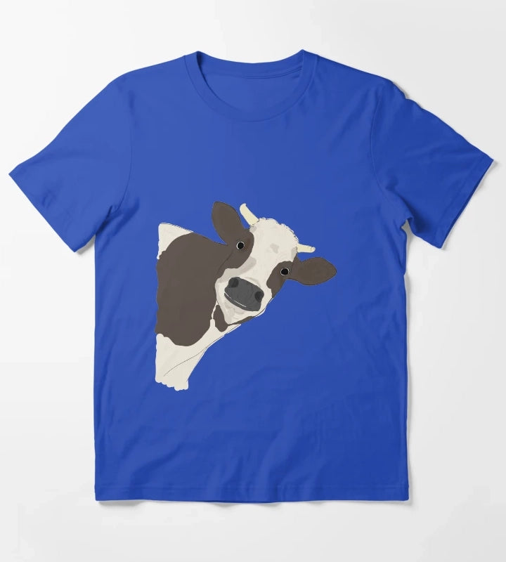 Cow T-Shirt Blue