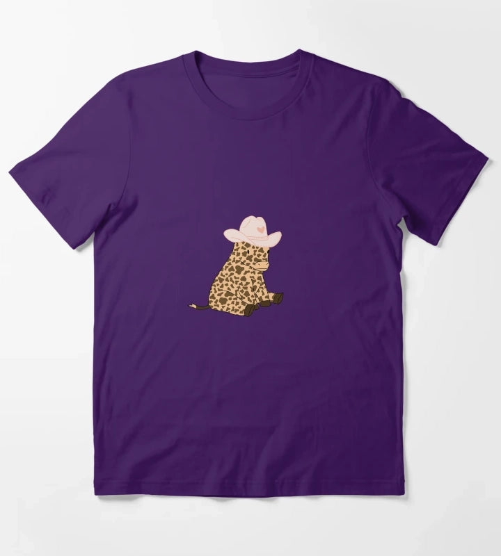 Cow girl T-Shirt Purple