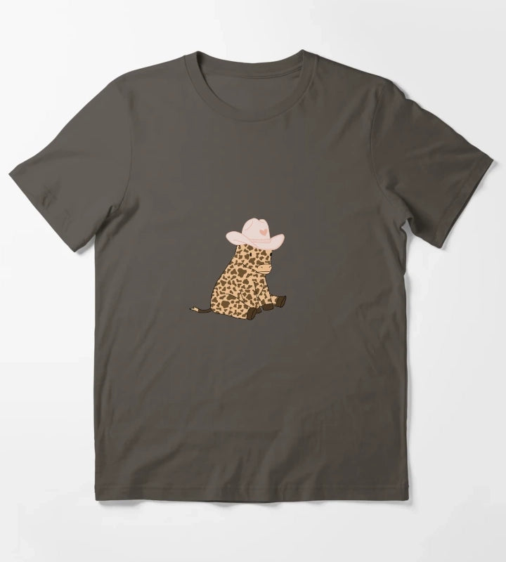 Cow girl T-Shirt Dark Grey