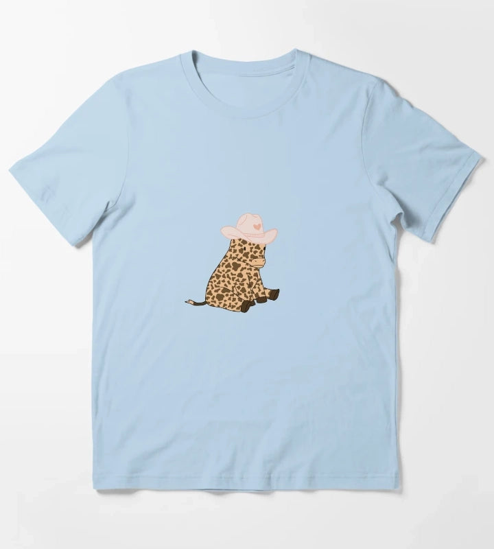 Cow girl T-Shirt Sky Blue