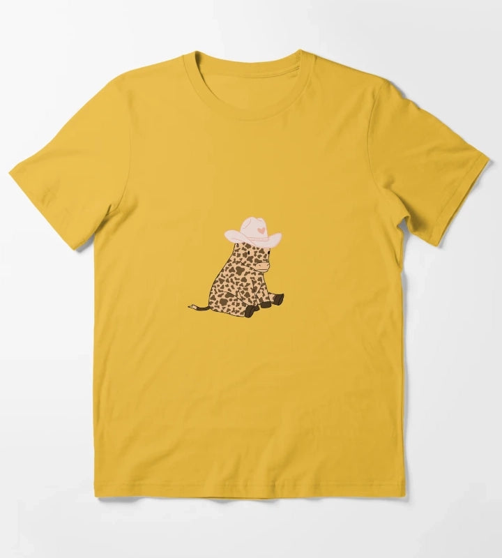 Cow girl T-Shirt Yellow