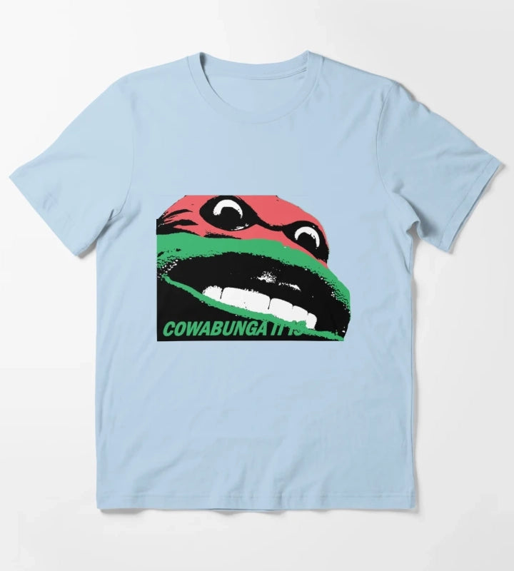 Cowabunga It Is T-Shirt Sky Blue