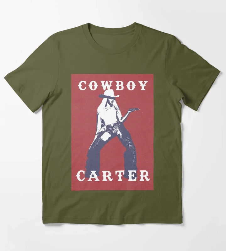 Cowboy C T-Shirt Olive Green