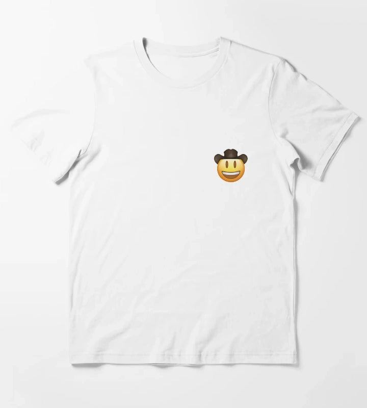 Cowboy Emoji T-Shirt White