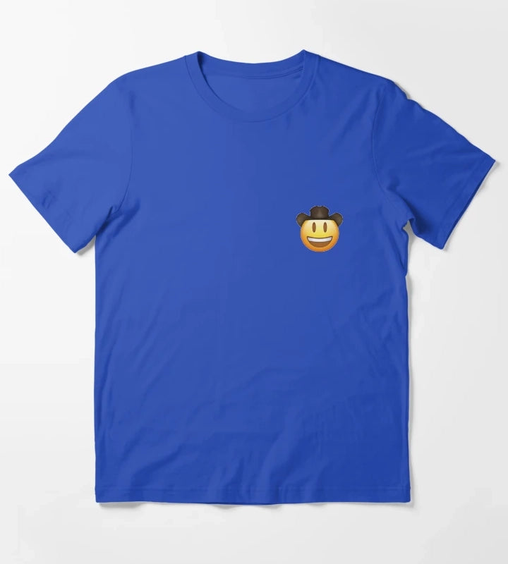 Cowboy Emoji T-Shirt Blue