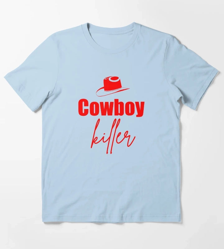Cowboy Killer TShirt T-Shirt Sky Blue