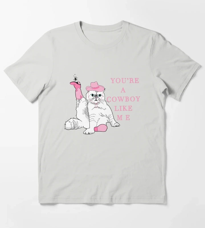 Cowboy Like Me T-Shirt Light Grey