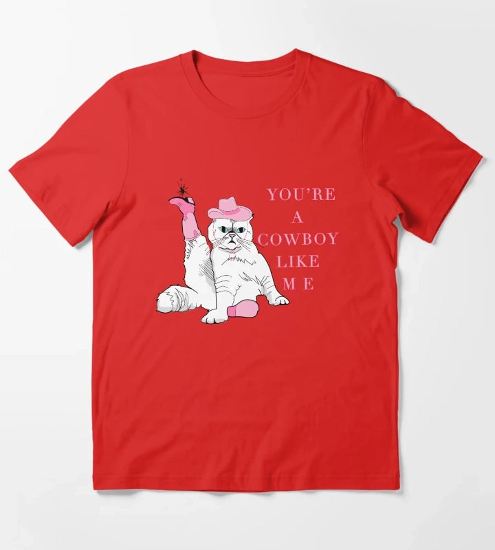 Cowboy Like Me T-Shirt Red