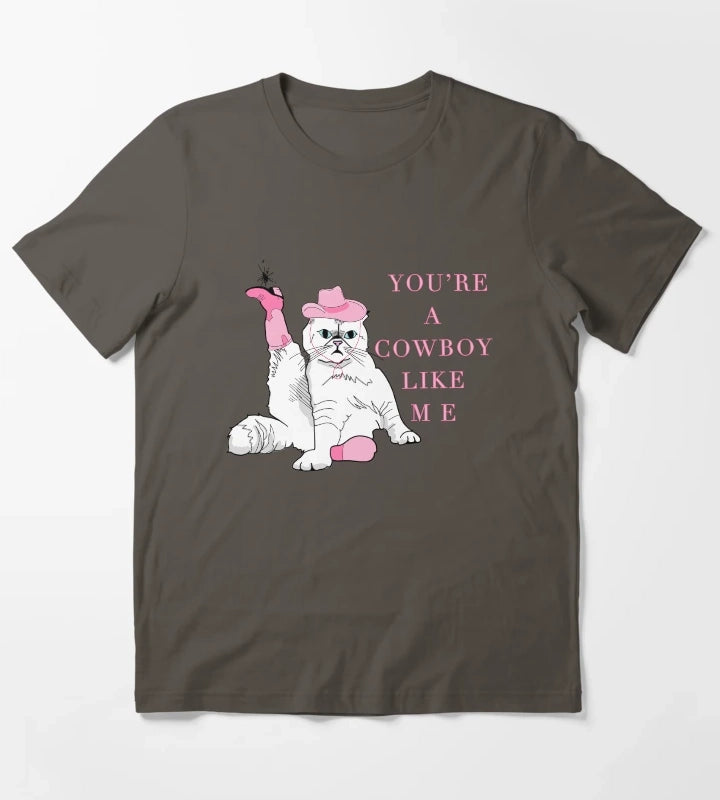 Cowboy Like Me T-Shirt Dark Grey