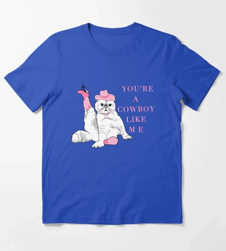 Cowboy Like Me T-Shirt Blue