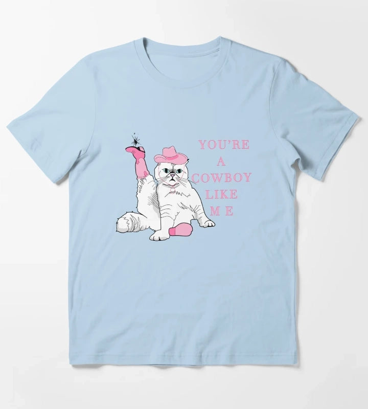 Cowboy Like Me T-Shirt Sky Blue