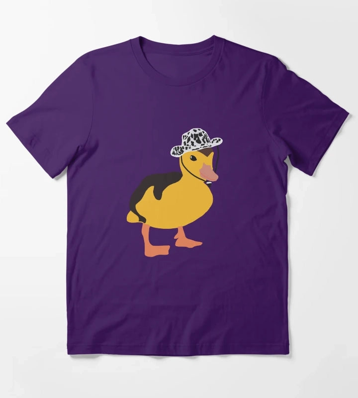 Cowboy duck T-Shirt Purple