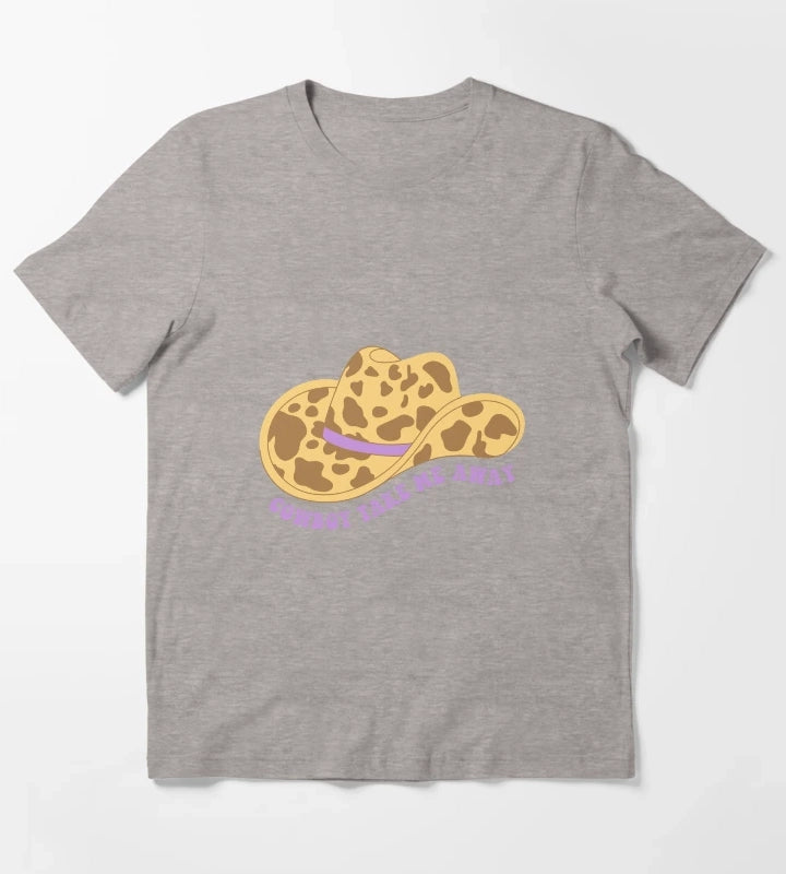 Cowboy hat Cowboy take me away T-Shirt Heather Grey