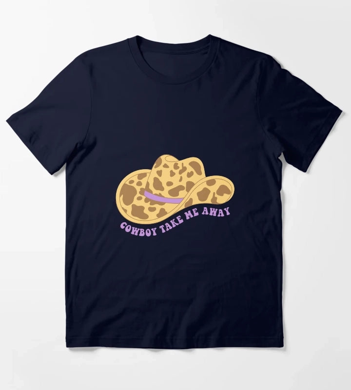 Cowboy hat Cowboy take me away T-Shirt Navy