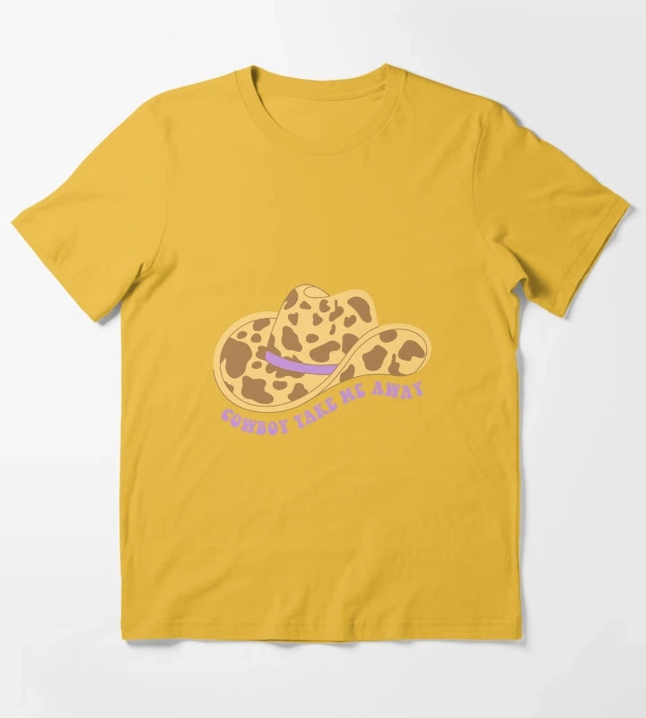 Cowboy hat Cowboy take me away T-Shirt Yellow