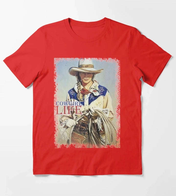 Cowgirl Life T-Shirt Red