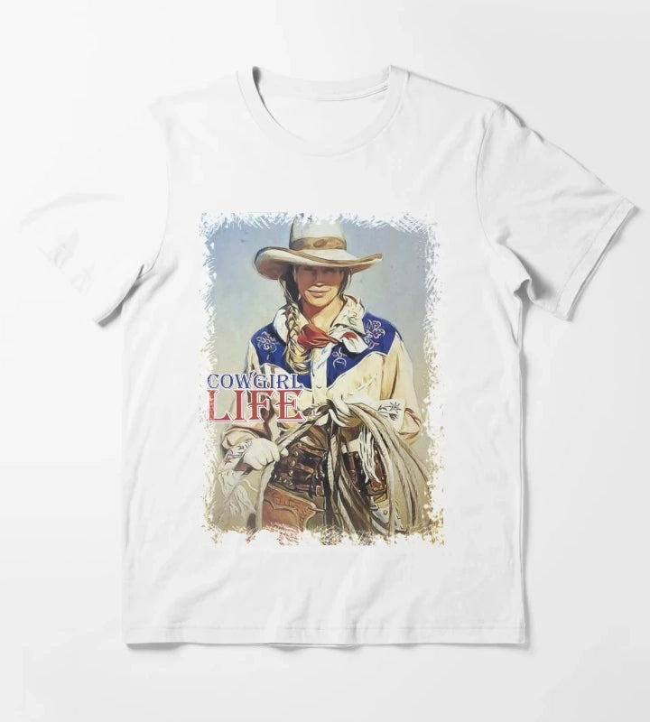 Cowgirl Life T-Shirt White