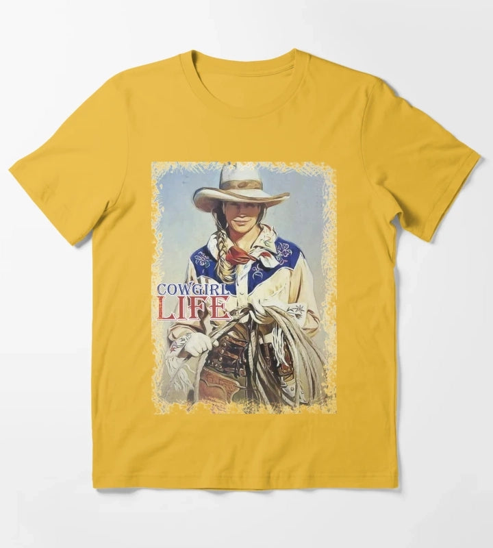 Cowgirl Life T-Shirt Yellow