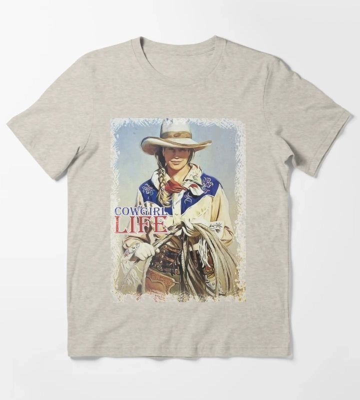 Cowgirl Life T-Shirt Cream