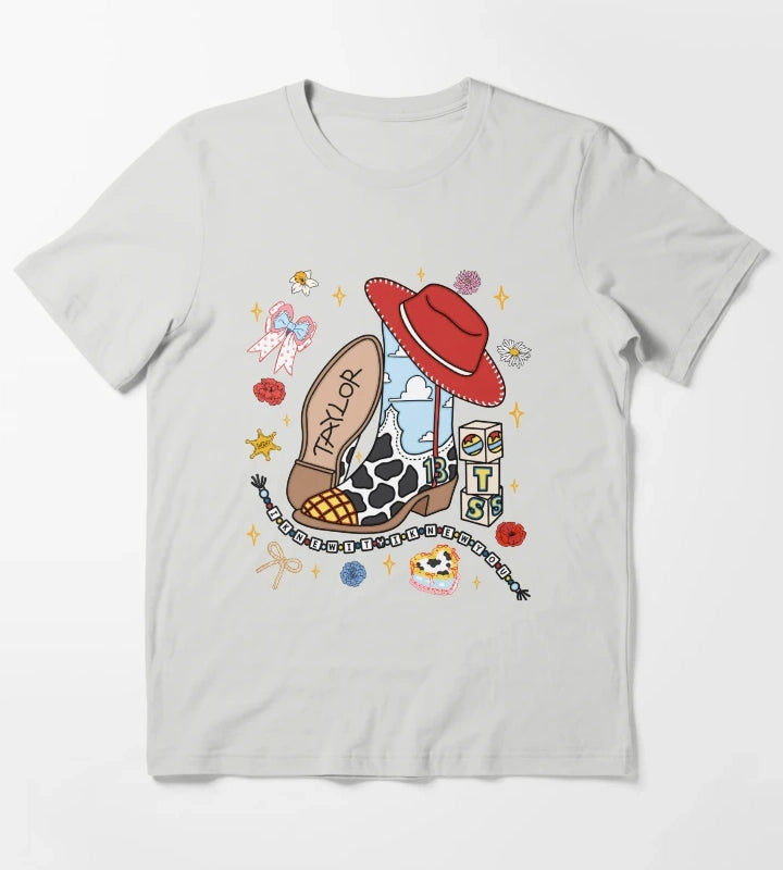 Cowgirl Like Me I Knew It I Knew You Funny Western TS Cowgirl Country Music T-Shirt Light Grey