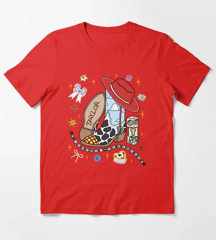 Cowgirl Like Me I Knew It I Knew You Funny Western TS Cowgirl Country Music T-Shirt Red