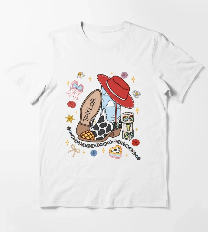 Cowgirl Like Me I Knew It I Knew You Funny Western TS Cowgirl Country Music T-Shirt White