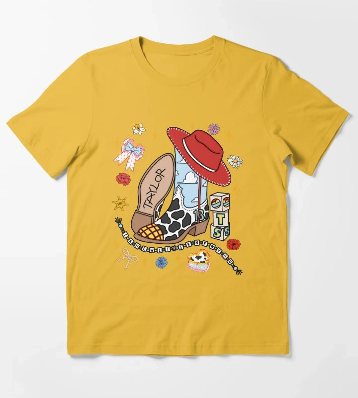 Cowgirl Like Me I Knew It I Knew You Funny Western TS Cowgirl Country Music T-Shirt Yellow