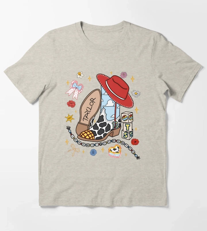 Cowgirl Like Me I Knew It I Knew You Funny Western TS Cowgirl Country Music T-Shirt Cream